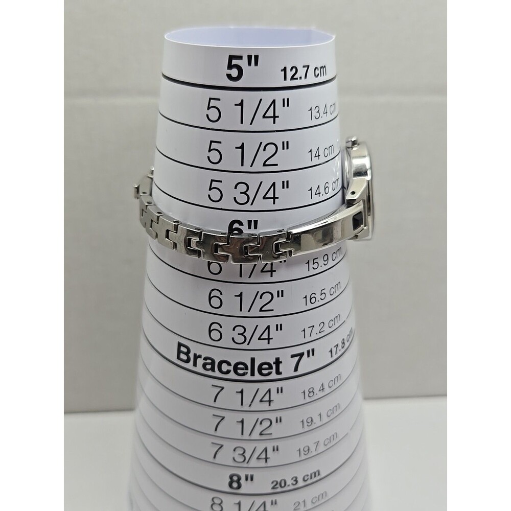 Citizen Eco Drive Solar Womens Black Dial Silver Stainless Bracelet Watch Works - Picture 7 of 10
